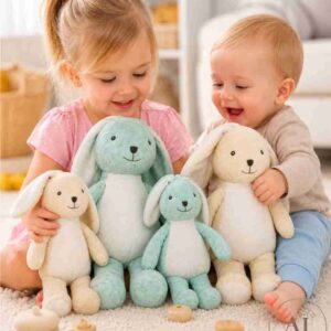 Kaninbamse - fremstillet af 100% genbrugsmaterialer