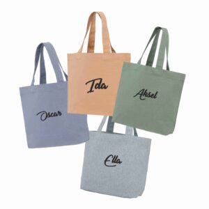 Børnemulepose med navn